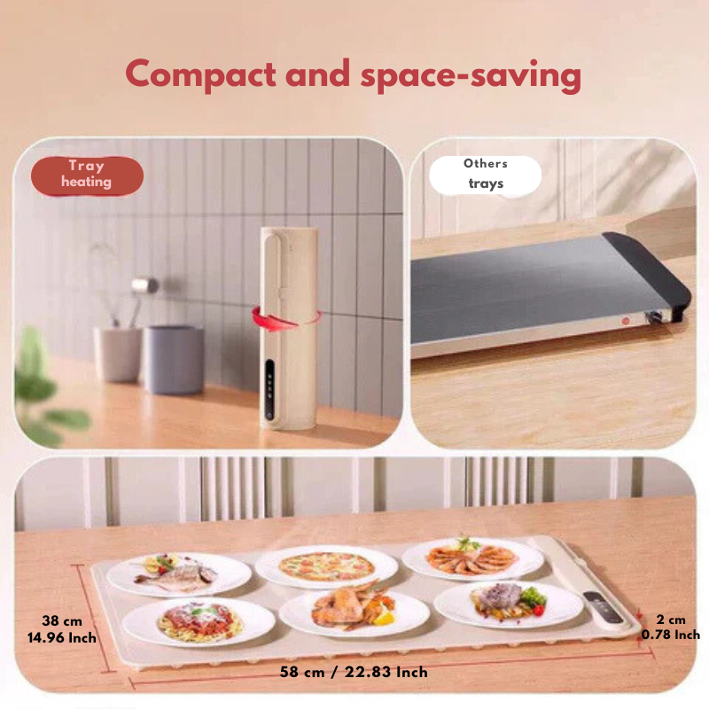 Intelligent värmeplatta - Håll dina rätter varma länge