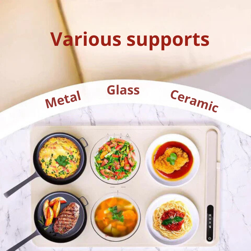 Intelligent värmeplatta - Håll dina rätter varma länge