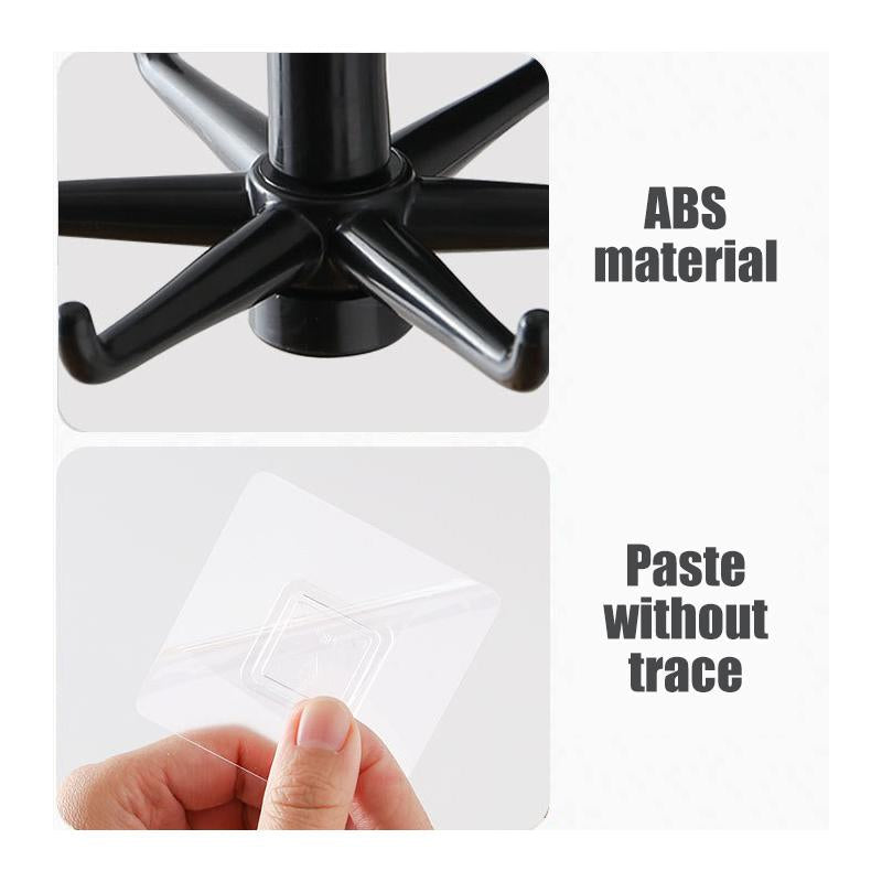 Gancio rotante a 360° per ottimizzare lo spazio