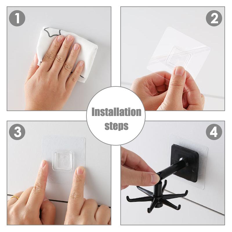 Gancio rotante a 360° per ottimizzare lo spazio