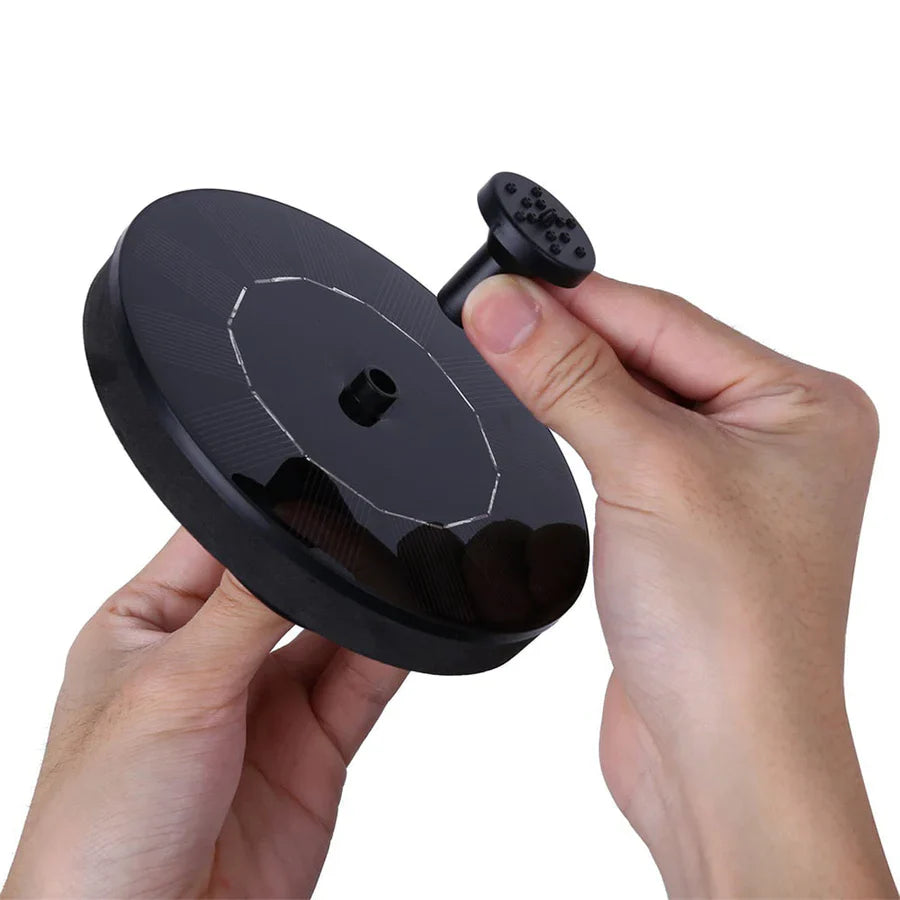 Fontana solare da giardino: attira gli uccelli con eleganza