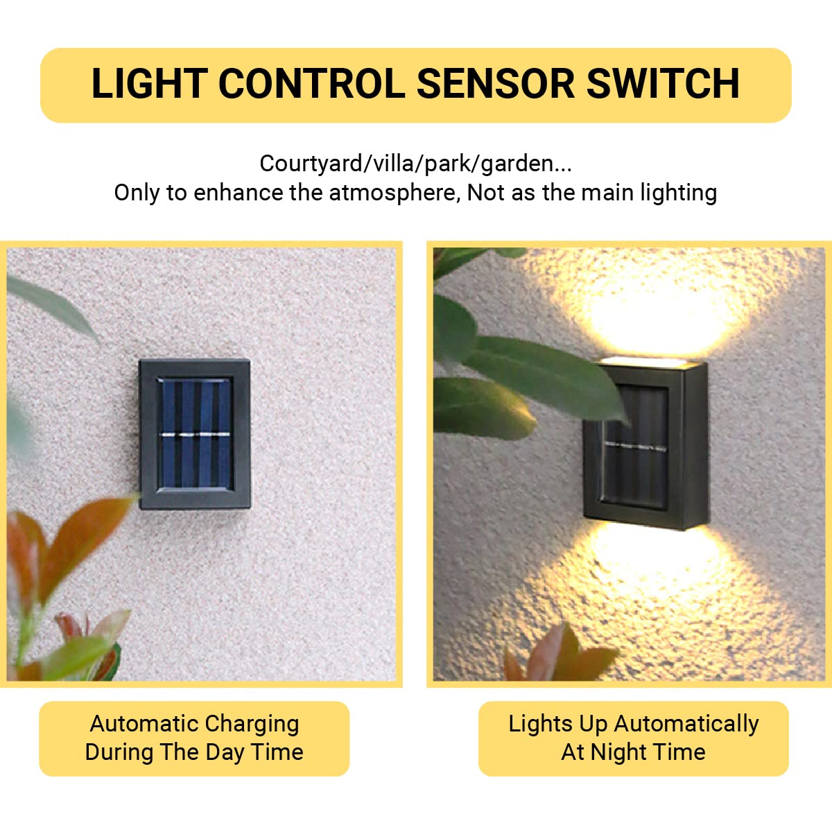 Luz solar exterior econômica e ecológica 