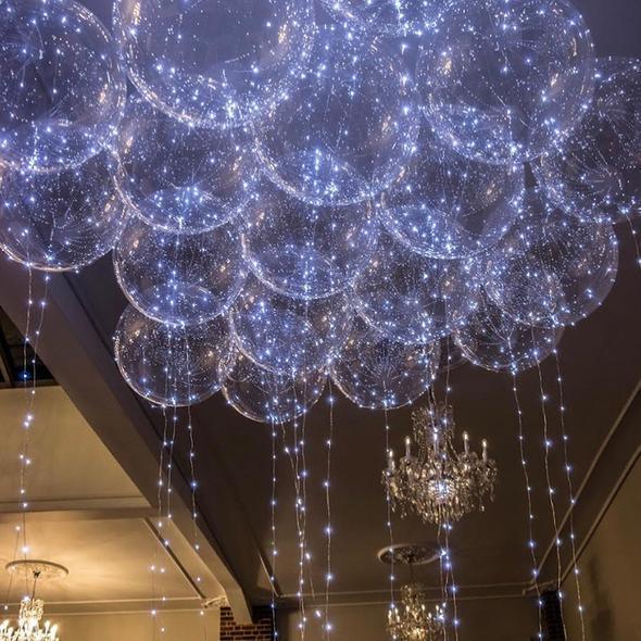 Balões LED reutilizáveis para iluminar suas festas (X10) 