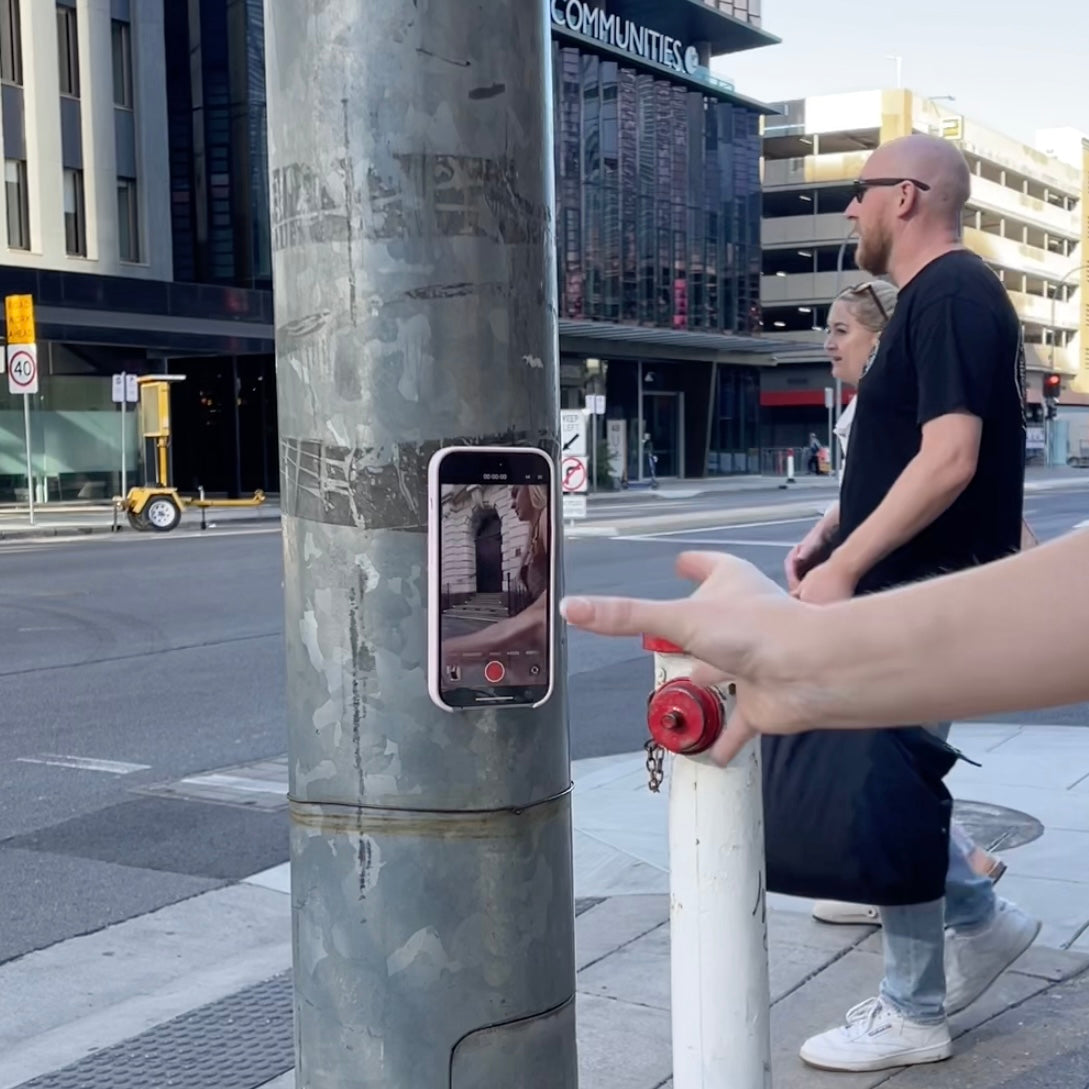 Suction cup phone holder