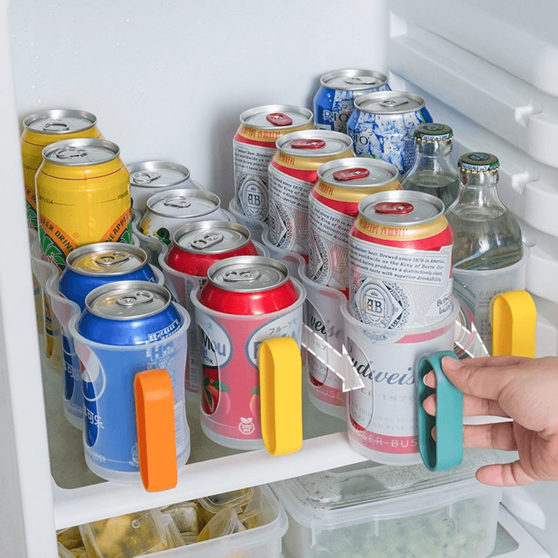 Organizador de bebidas para refrigerador - Ganho de espaço garantido 