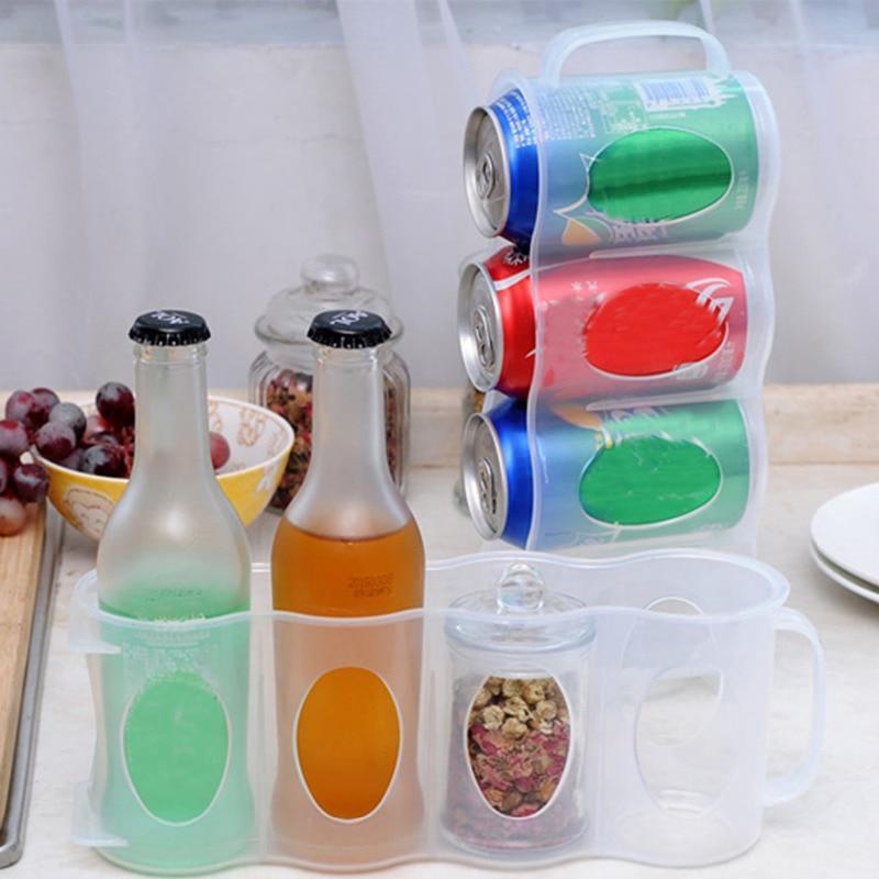 Organizador de bebidas para refrigerador - Ganho de espaço garantido 