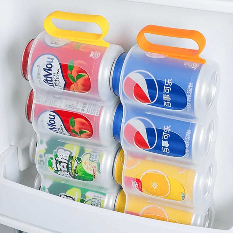 Organizador de bebidas para refrigerador - Ganho de espaço garantido 