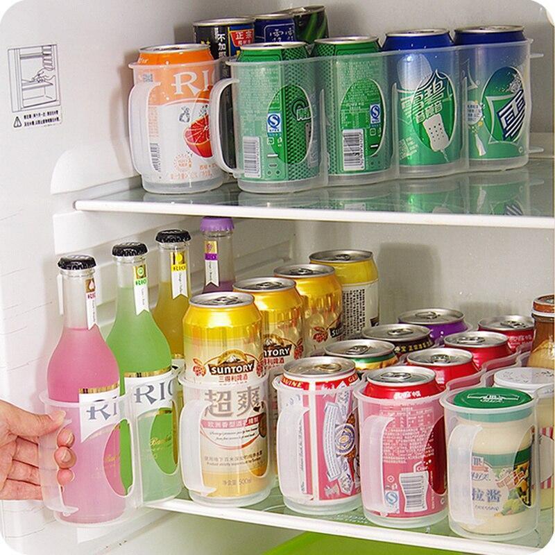 Organizador de bebidas para refrigerador - Ganho de espaço garantido 